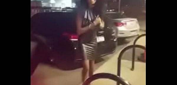  Ebony Lady lactating in public